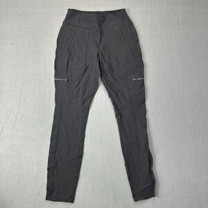 Athleta Pants Womens 4 Black Headlands Hybrid Cargo II Tight Cargo Legging Gym